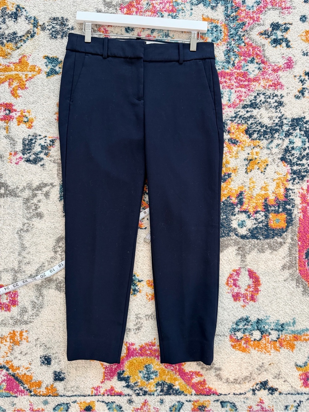 J Crew Cameron Business Casual Pants Slim Straight Leg Petite Clean Minimalist